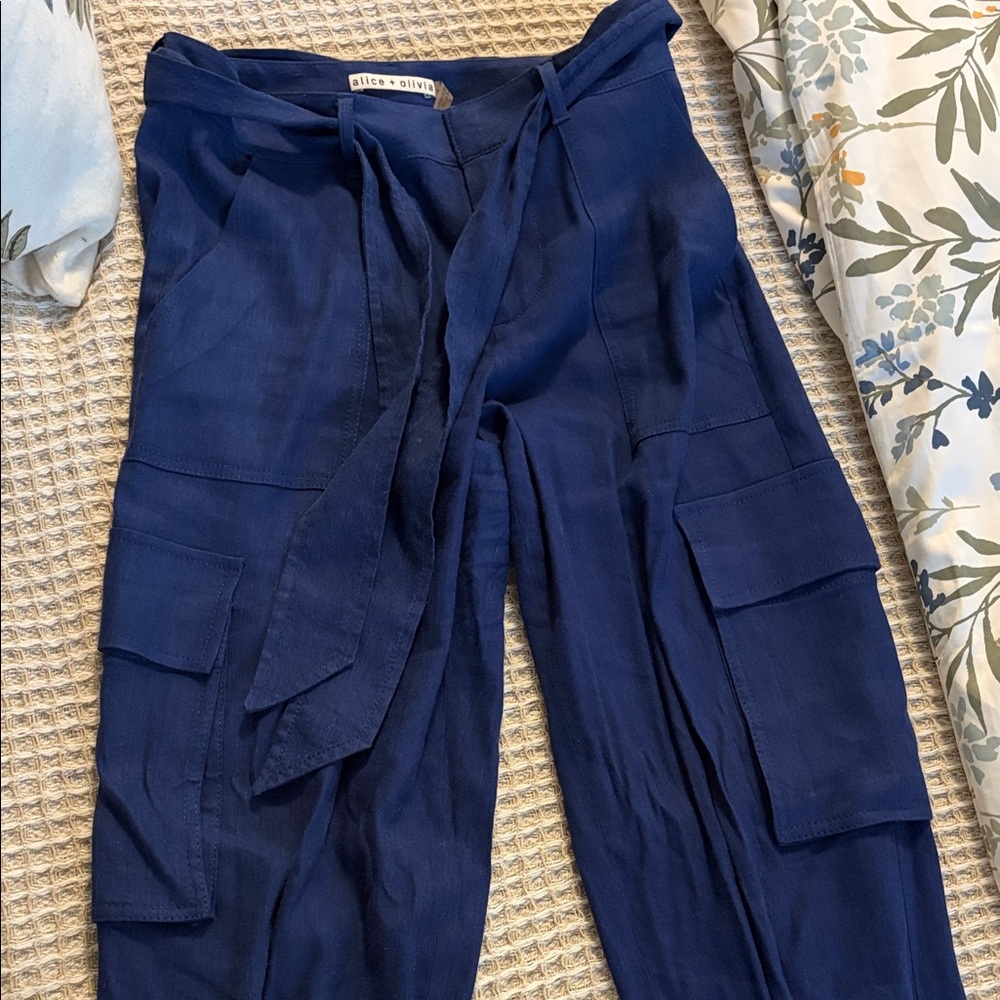 Alice + Olivia Royal Blue Joggers